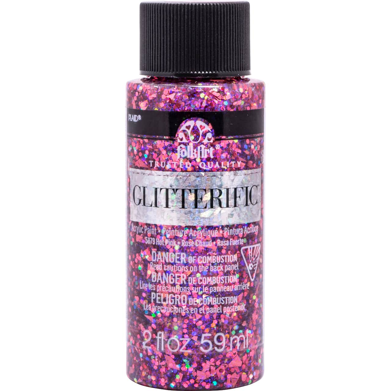 12 Pack: FolkArt® Glitterific™ Acrylic Paint